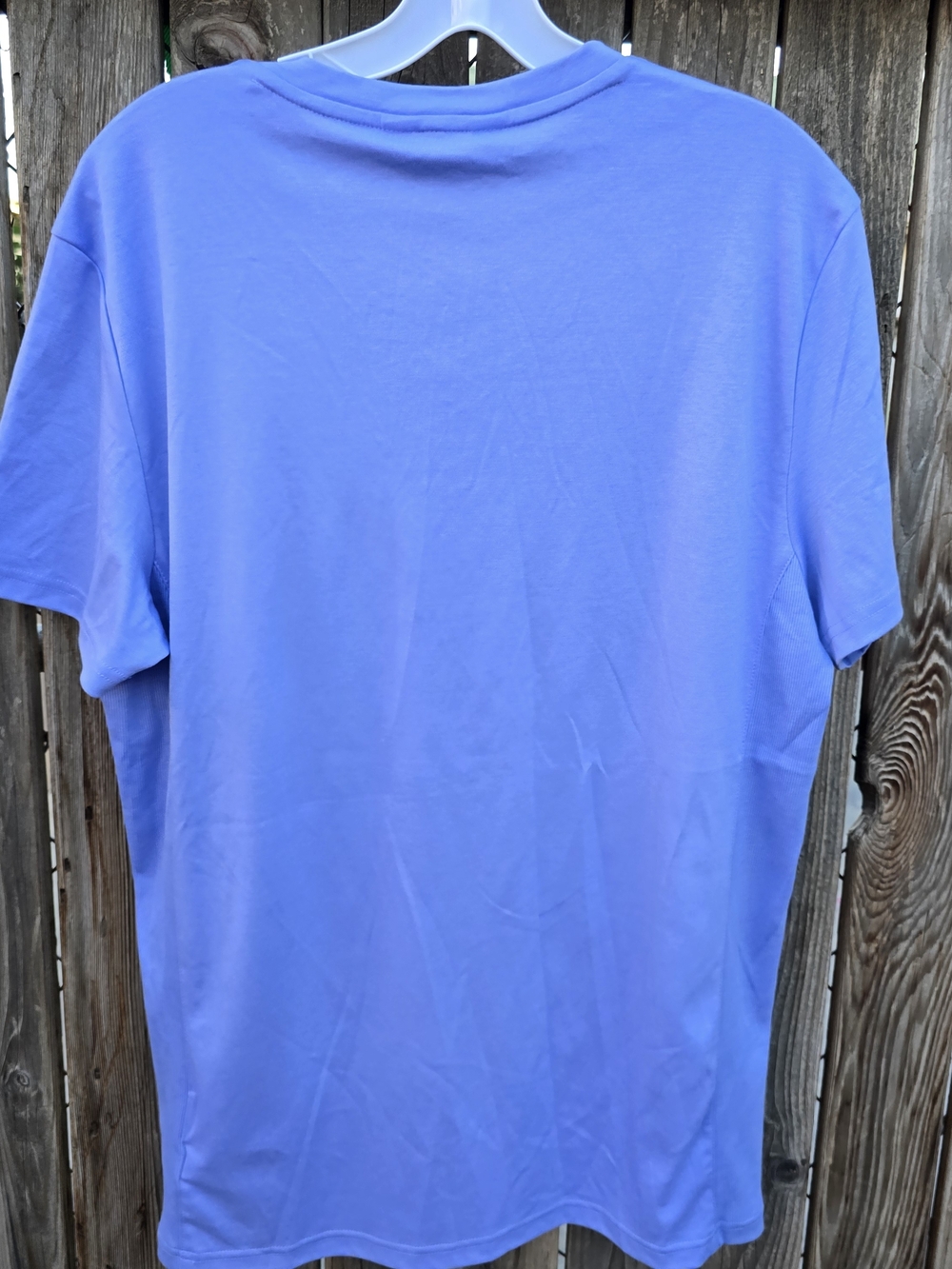Calvin Klein Men’s Cotton V-Neck Purple T-Shirt  Size L/G - Picture 4 of 8